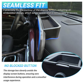 Sinminou installed in a Chevy Traverse showing added hidden storage