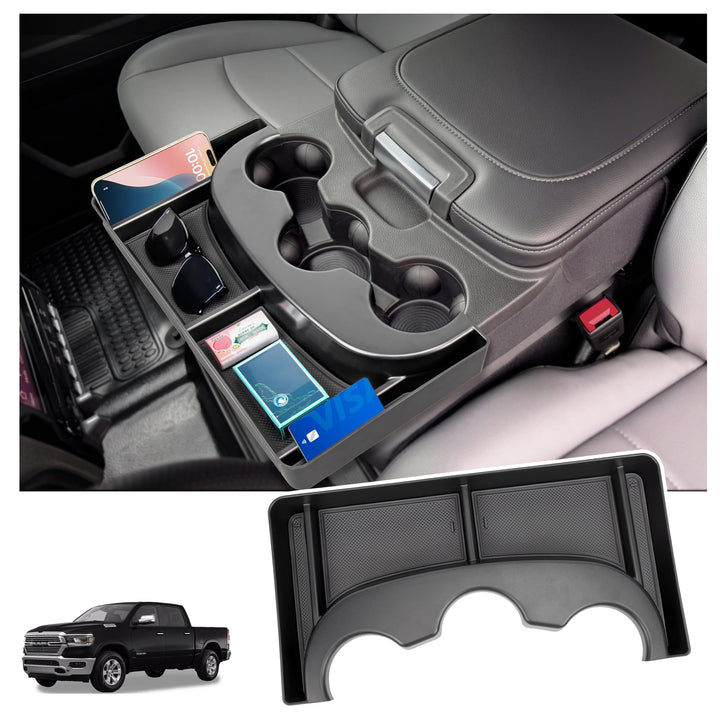 Sinminou front view tray showing clean fit and added storage benefit