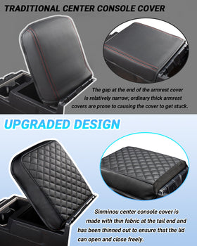 Sinminou cover installed in 4Runner console protecting original surface