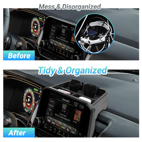 Sinminou tray installed in Pathfinder console offering tidy access