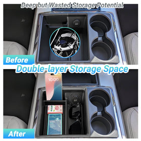 Sinminou installed in Ram console preserving USB access and tidy cabin