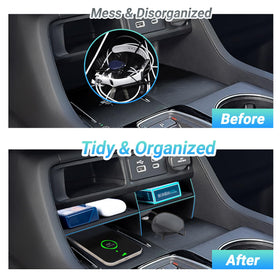 Sinminou installed with phone and keys showing organized, easy access