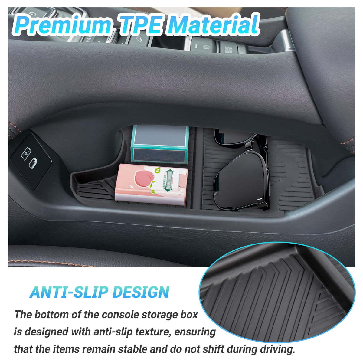 Sinminou set installed in HR-V lifestyle shot improving cabin organization