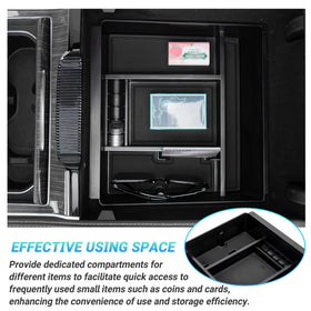 Sinminou lower compartment storing charger and documents securely