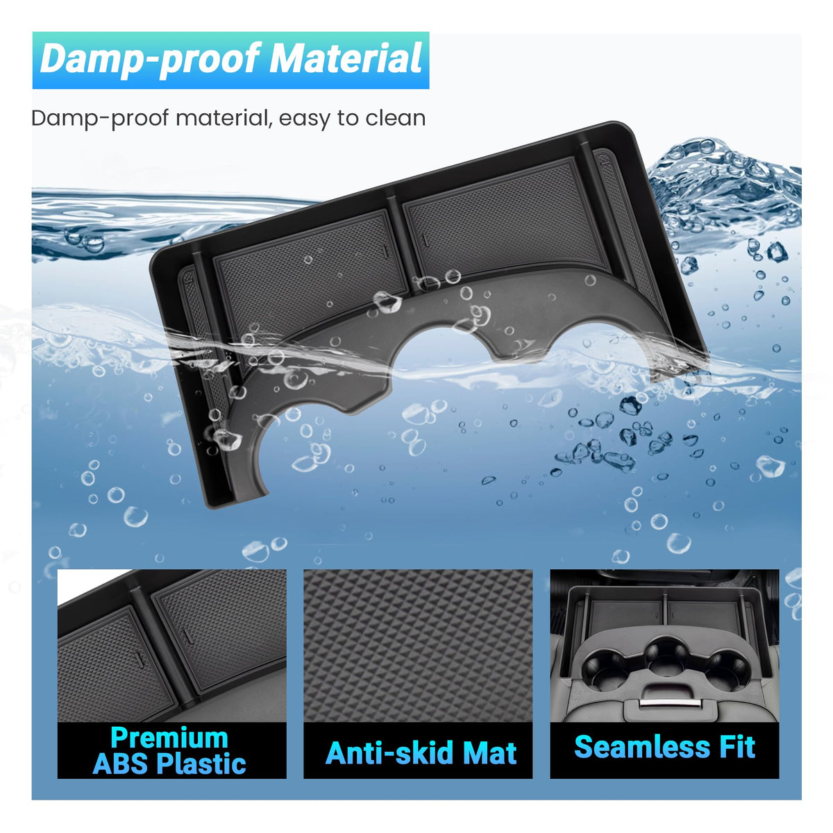Sinminou size comparison with phone and wallet showing compact capacity