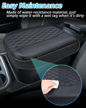 Sinminou PU leather texture being wiped clean for easy maintenance
