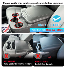 Sinminou top-down installed in RAM jump seat showing organized compartments