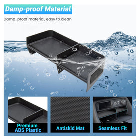 Sinminou top view showing compartment layout for phones and coins