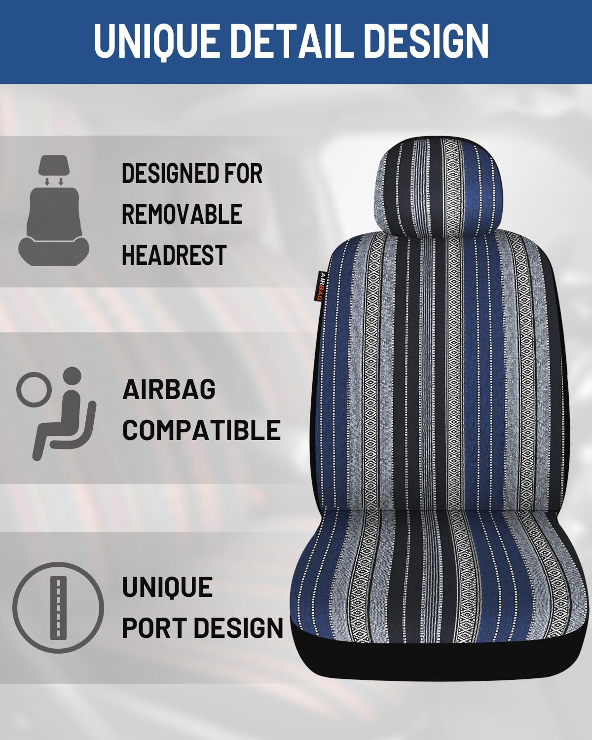 Sino Salected shoulder guard close-up protecting seatbelt area from scuffs