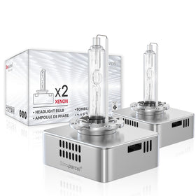 Sinoparcel D5S front view showing bulb face and plug for quick identification and simple replacement