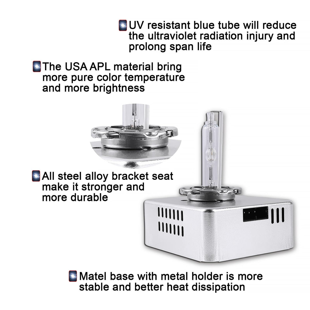 Sinoparcel D5S integrated ballast detail, ensures stable plug-and-play performance