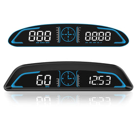 SinoTrack front display showing speed and trip data for quick glances