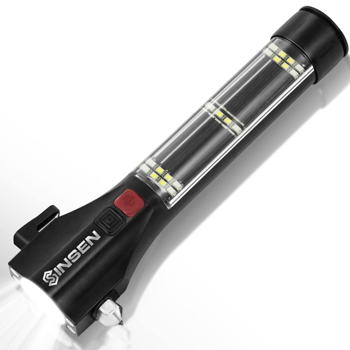 SINSEN front packaging and strap — clear carry benefit