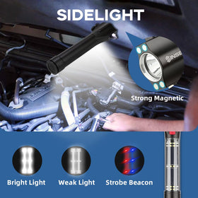 SINSEN side LEDs strobe SOS active to signal help