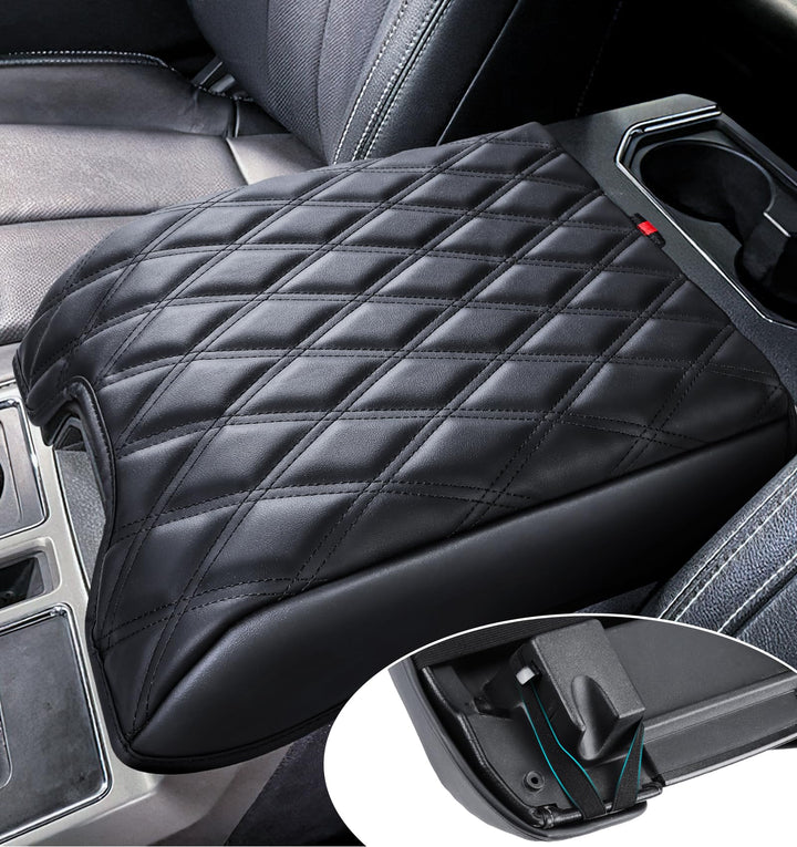Sinvanho front packaging view showing fitted console cover and neat presentation