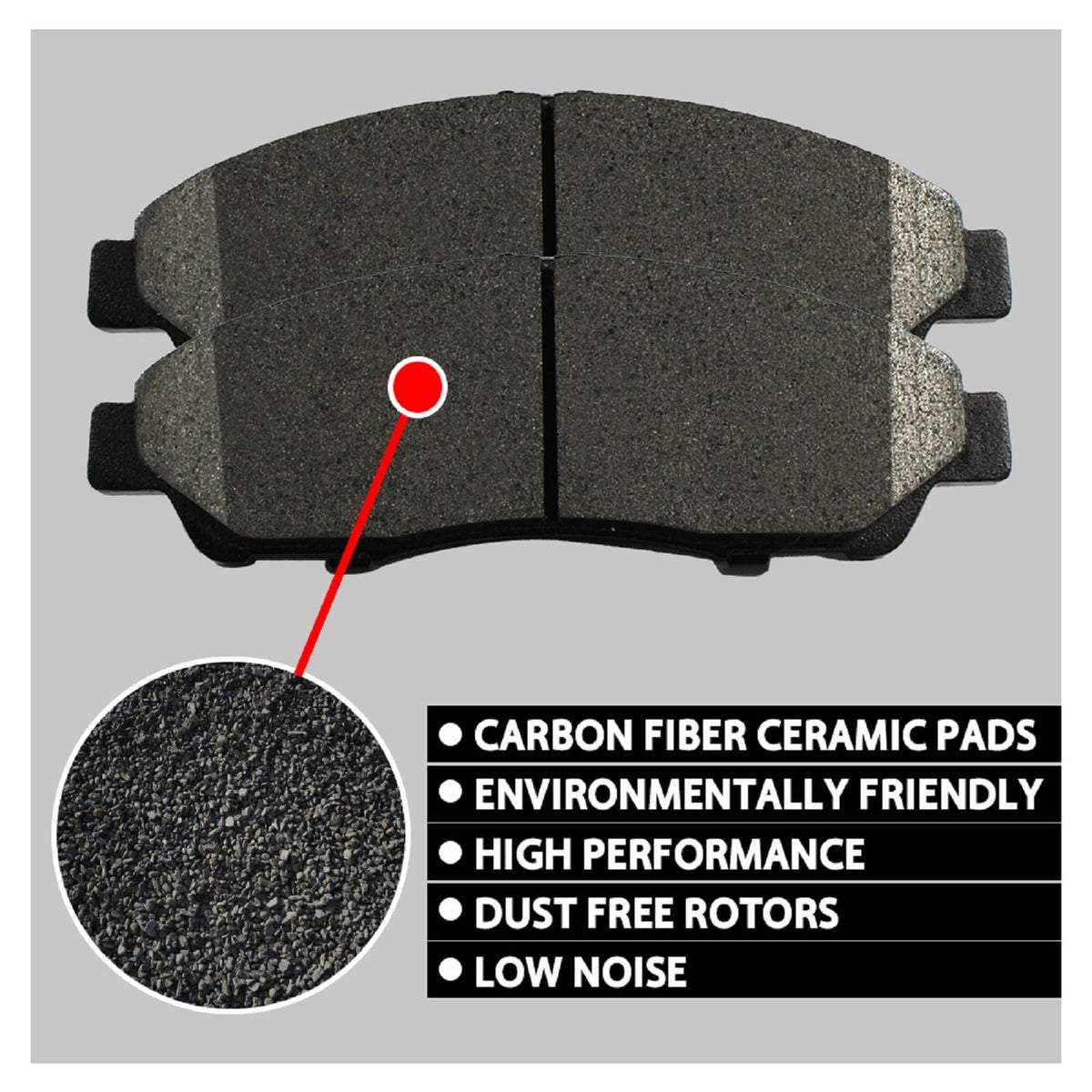 SIPAUTEC pad backing plate detail illustrating robust construction and fit