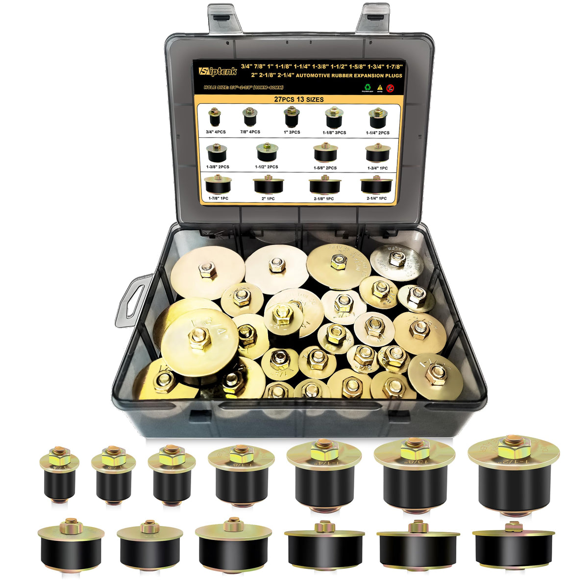 Siptenk front packaging showing kit contents and benefit of full-size range