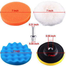 SIQUK microfiber and waxer bonnets demonstrating dust pickup and smooth finish