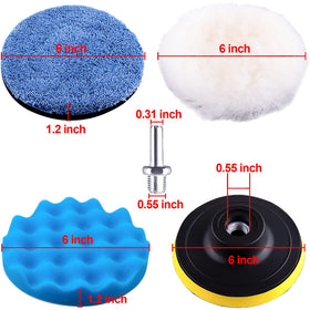 SIQUK microfiber finishing pad close view for streak-free removal benefit
