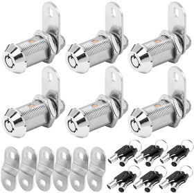 Sissinda front view of chrome cam lock showing durable finish and secure appearance