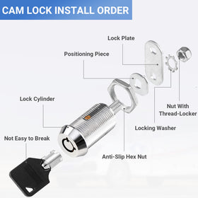 Sissinda straight cam detail showing latch length for precise fitment benefit