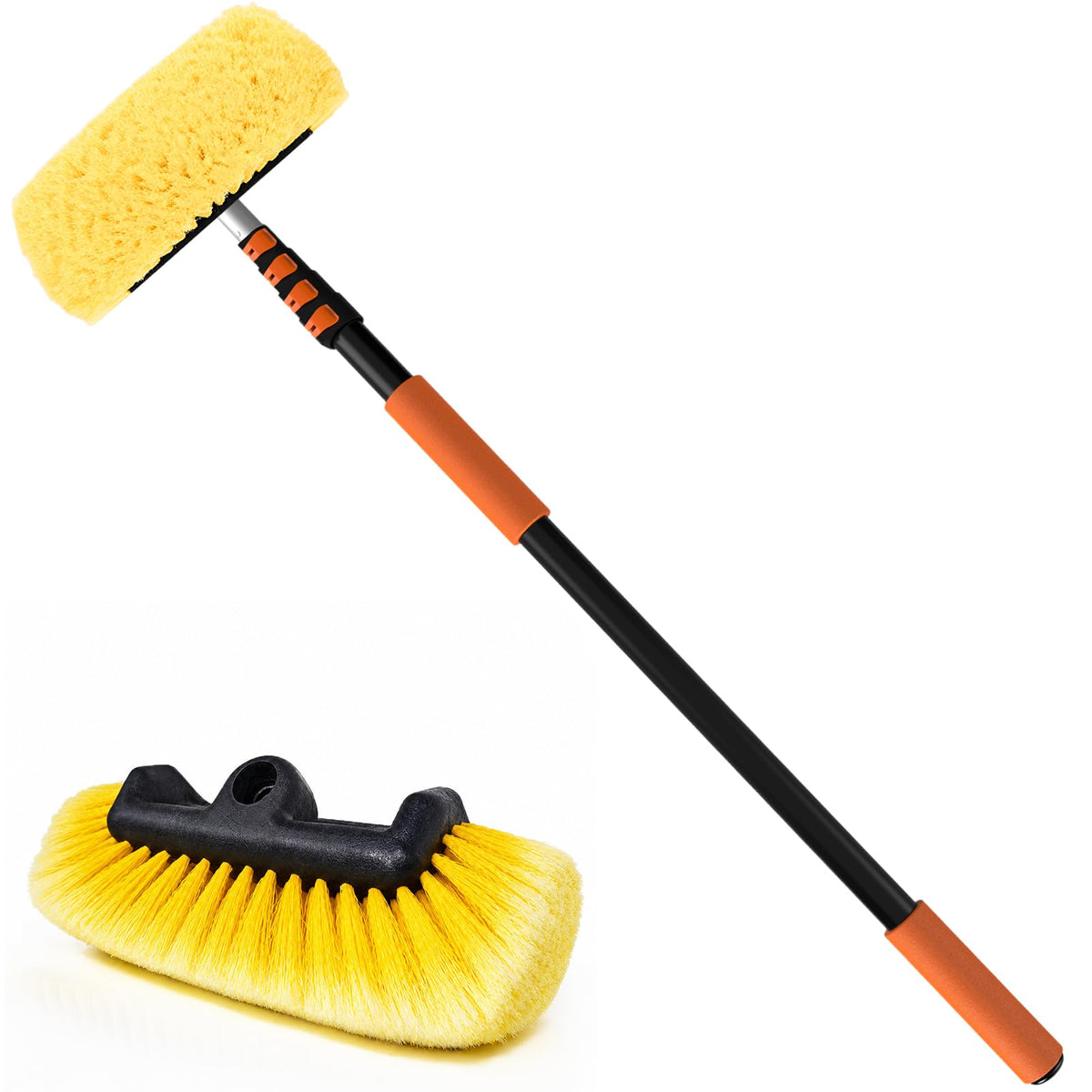 SISUPASSIE front view of brush showing full packaged kit and components, easy setup benefit