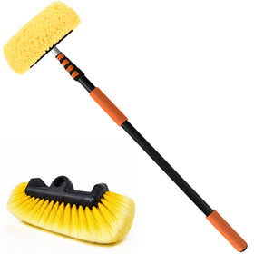 SISUPASSIE front view of brush showing full packaged kit and components, easy setup benefit