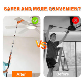 SISUPASSIE flexible joint bending to reach awkward fan blade angles