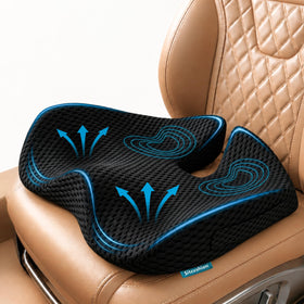 SitCushion front view showing ergonomic shape and comfort boost