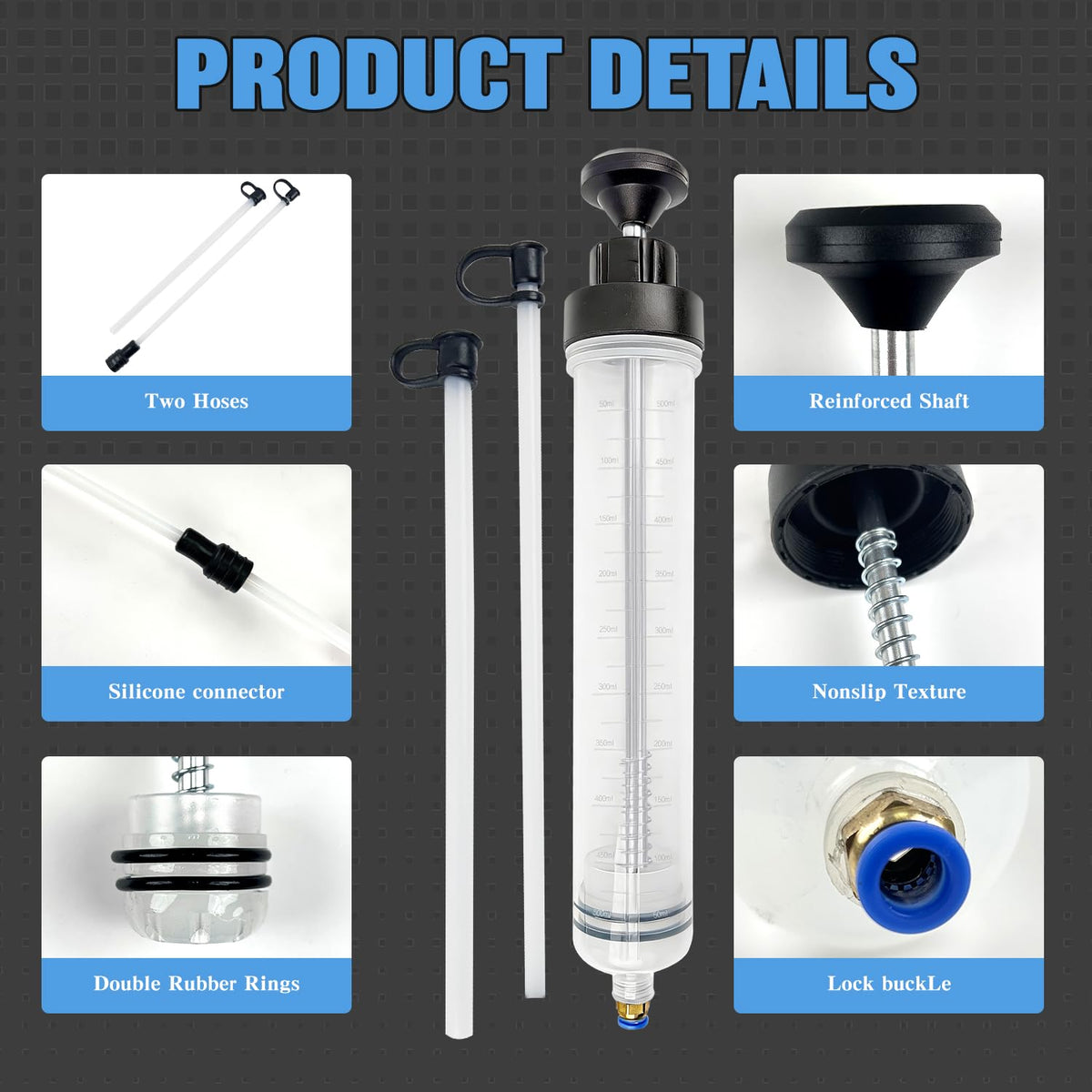Sitroasho flexible hose and anti-backflow valve detail preventing spills