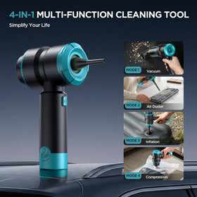 SIX CRAFTSMEN cleaning car seat crevice removing crumbs and pet hair