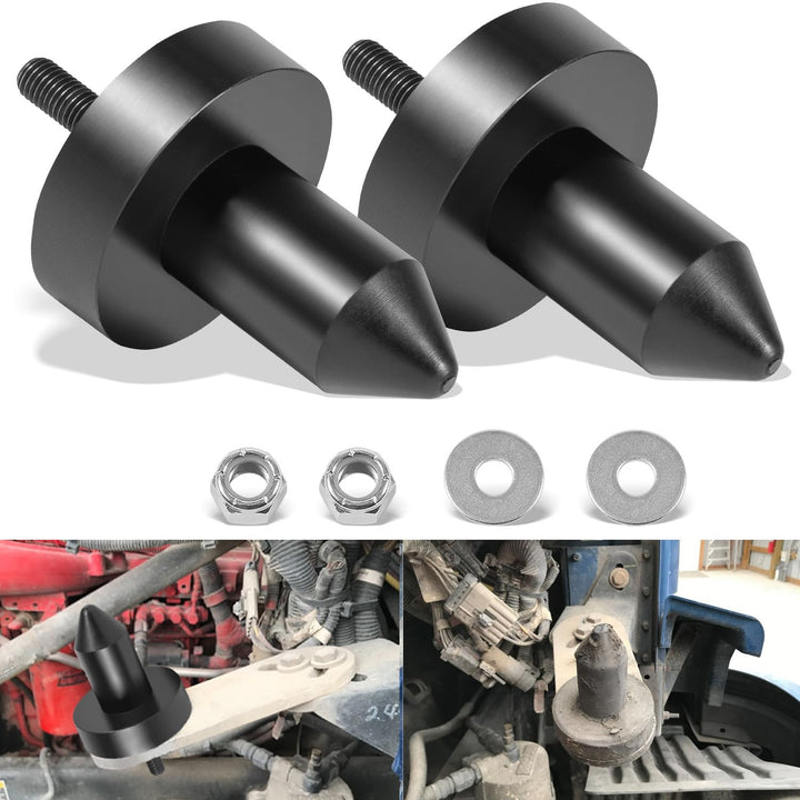 sixcow hood pin kit front packaging showing parts and benefits
