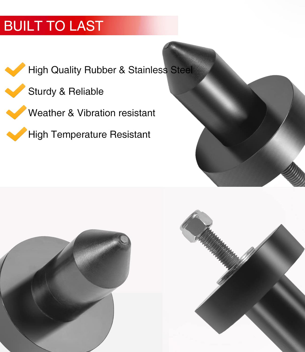 sixcow hood pin size comparison with ruler showing correct fit benefit