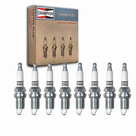 Sixity Auto Champion front packaging showing eight plugs and model fitment benefits