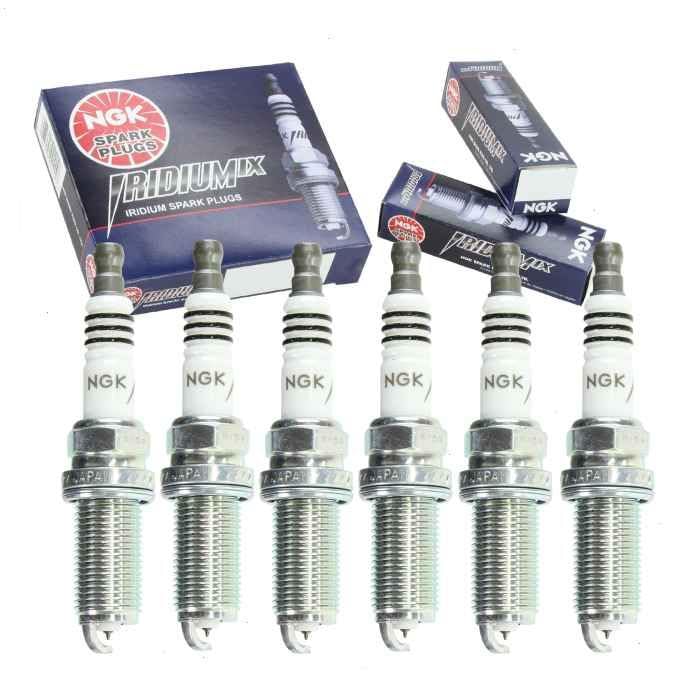 Sixity Auto NGK front packaging showing complete 6-pack and fitment