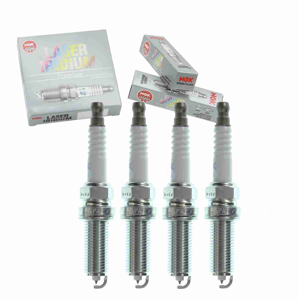 Sixity Auto NGK spark plugs front packaging showing new OEM-quality set benefit