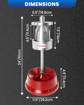 SIXIWANZI aluminum alloy shaft detail highlighting durable construction