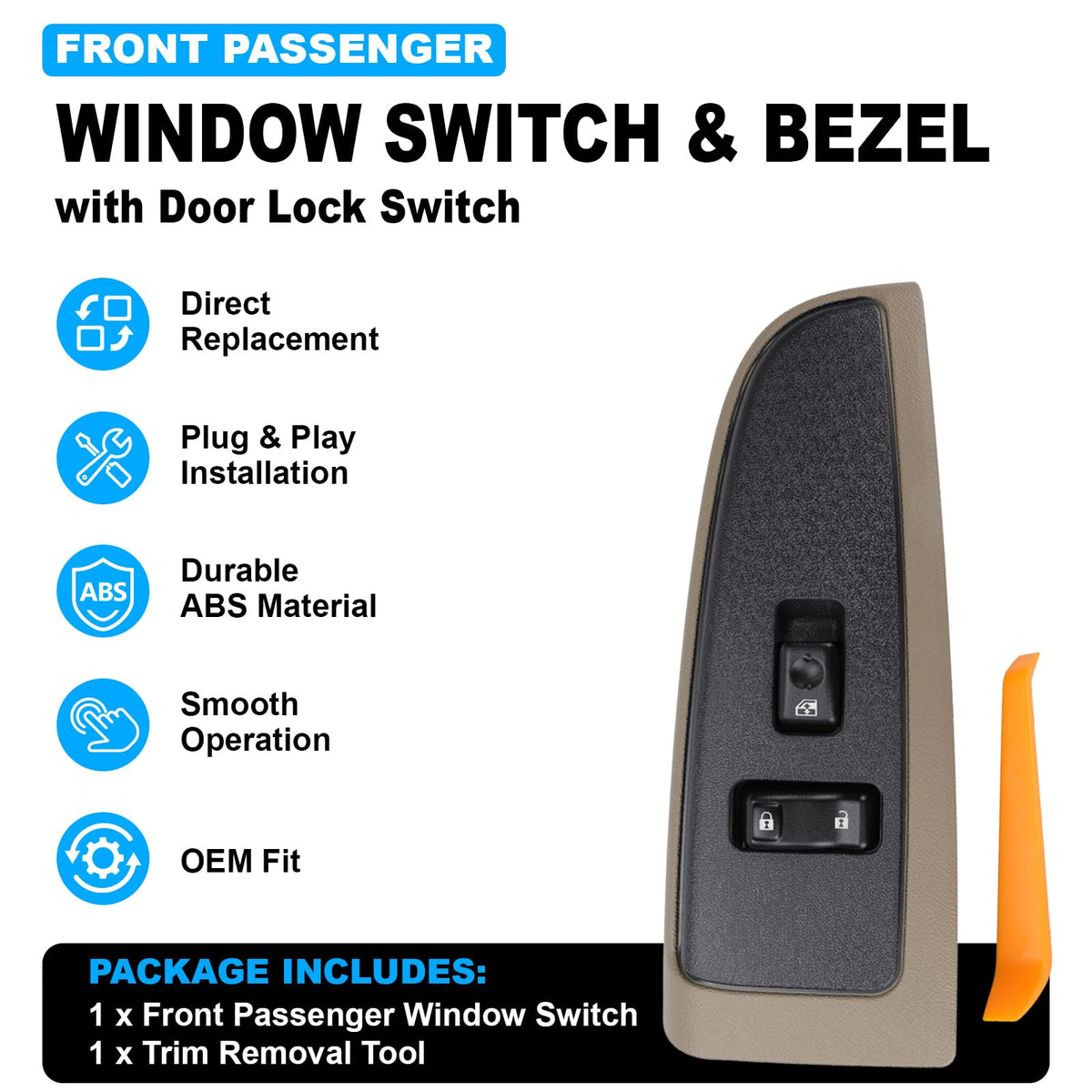SIYOEN installed in vehicle door panel restoring passenger control