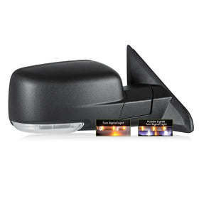 Siziom passenger mirror front view showing clean fit and OEM look