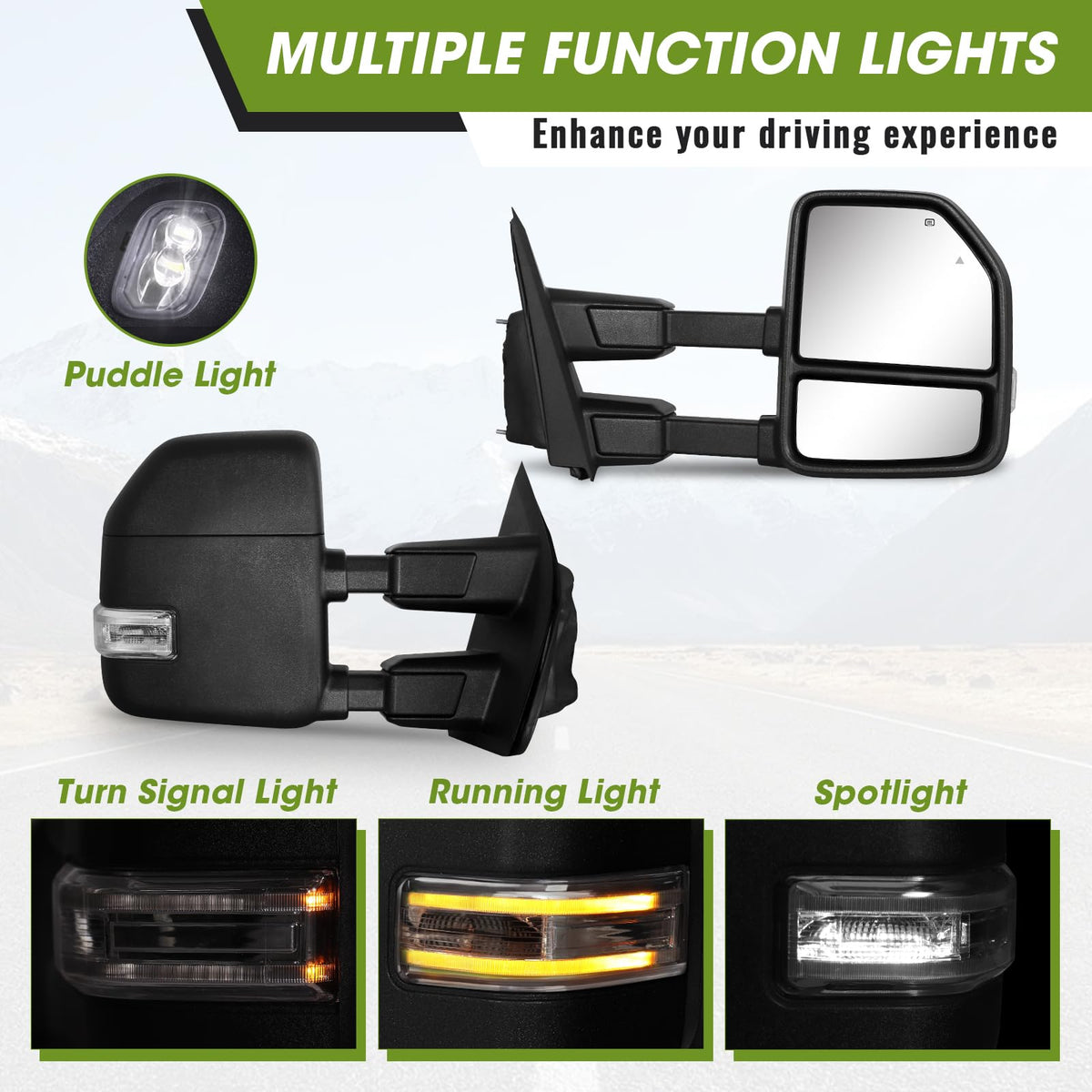 Siziom side profile extended to show telescoping towing benefit