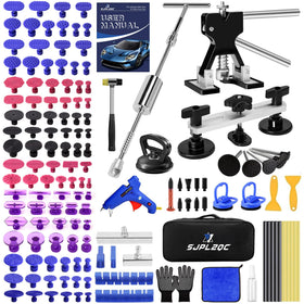 SJPLZQC full kit layout showing tools and tabs for DIY dent repair benefits