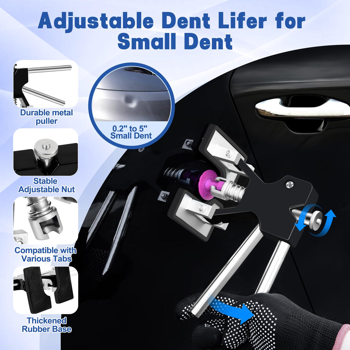 SJPLZQC hot melt glue gun with sticks for secure puller tab bonding