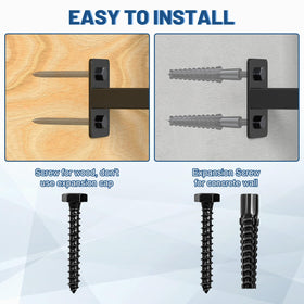 SJPULMO rack holding shovels rakes and trimmers showing multiuse storage