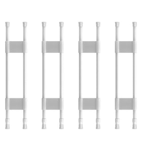 SJSHAL front view of four double RV refrigerator bar sets showing complete kit benefit