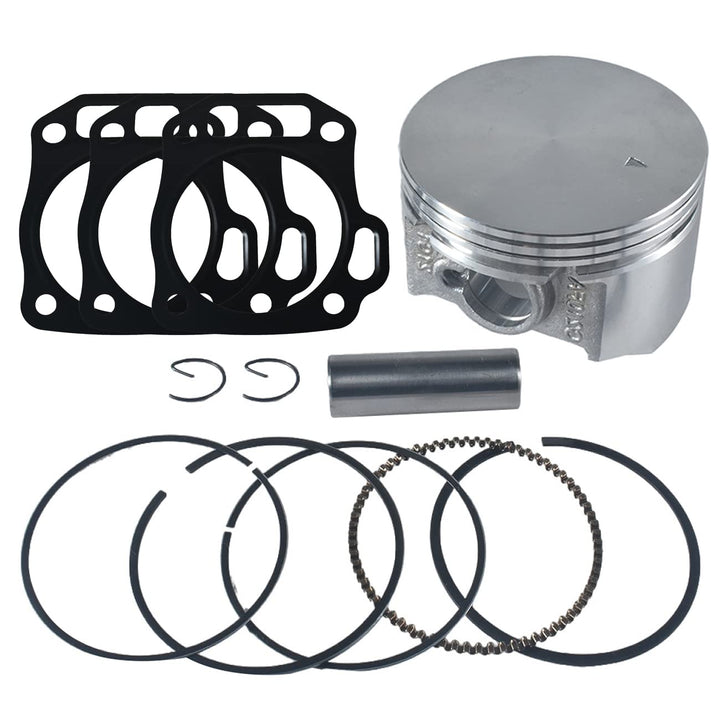 SJVLXHI piston kit front packaging showing all components and quick identification benefit