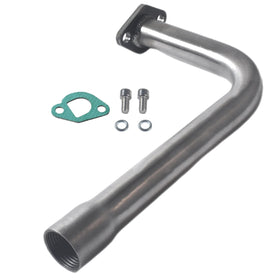 SJVLXHI front view of exhaust pipe showing fitment and finish benefits