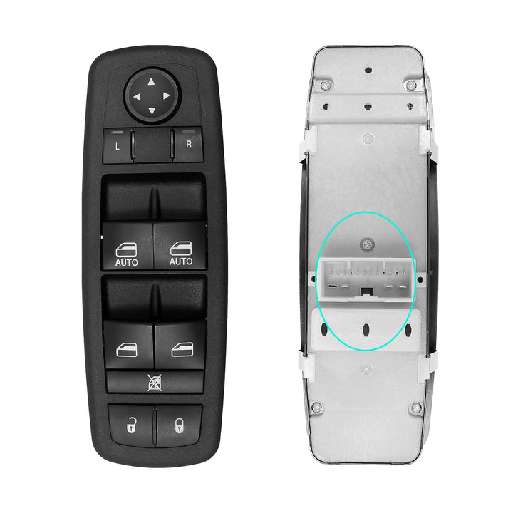 SKCEIDA front panel driver switch showing control layout and OEM fit