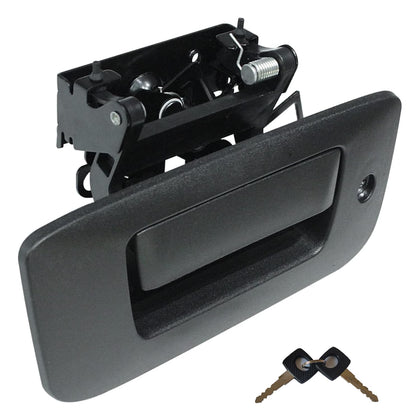 SKCEIDA tailgate handle front view showing fit and restored function