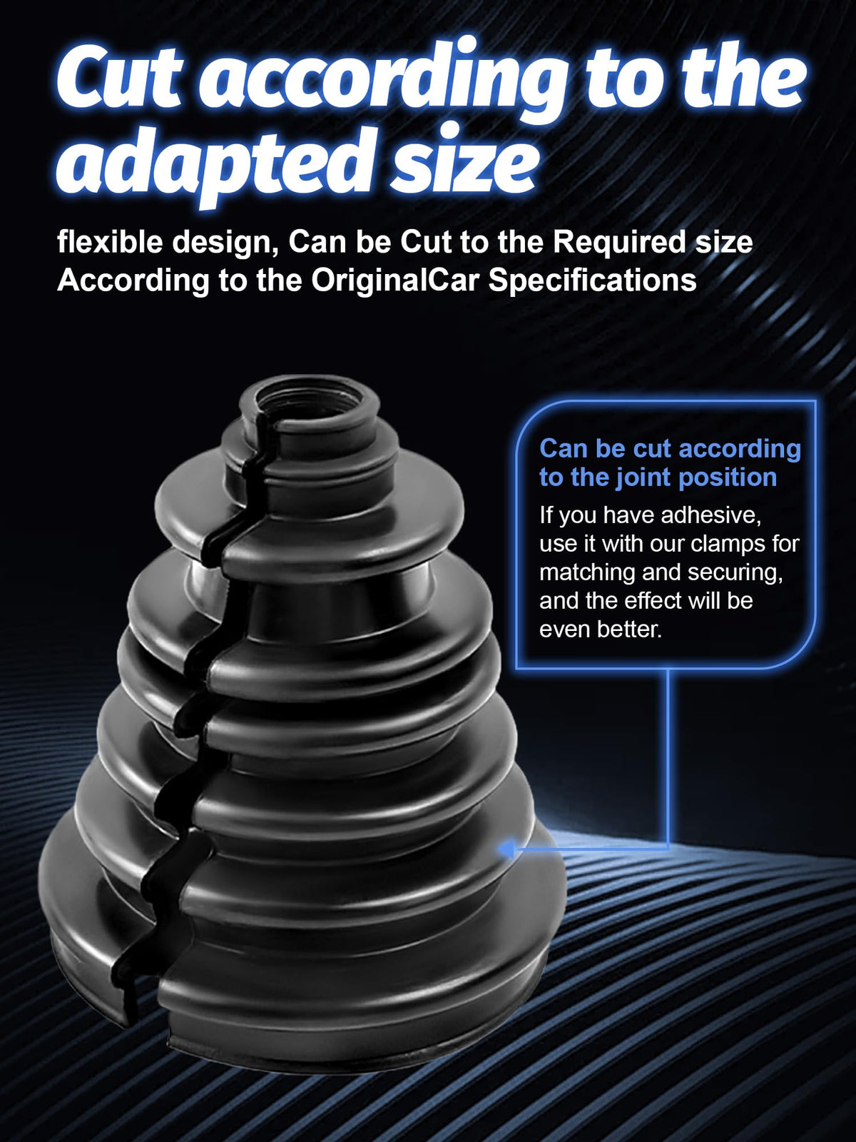 SKCOAUTO CVS18 fitted on axle demonstrating wrap-on installation convenience