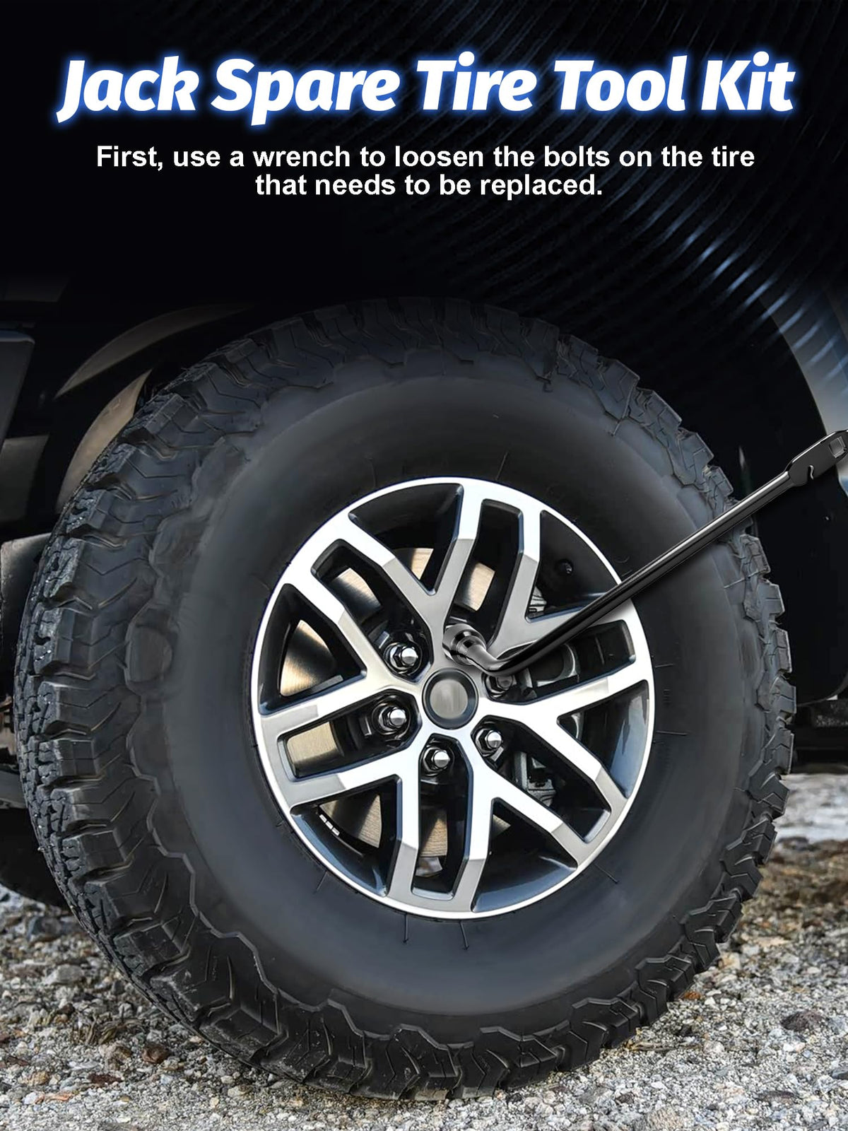 SKCOAUTO kit staged at roadside with truck showing reliable emergency readiness benefit